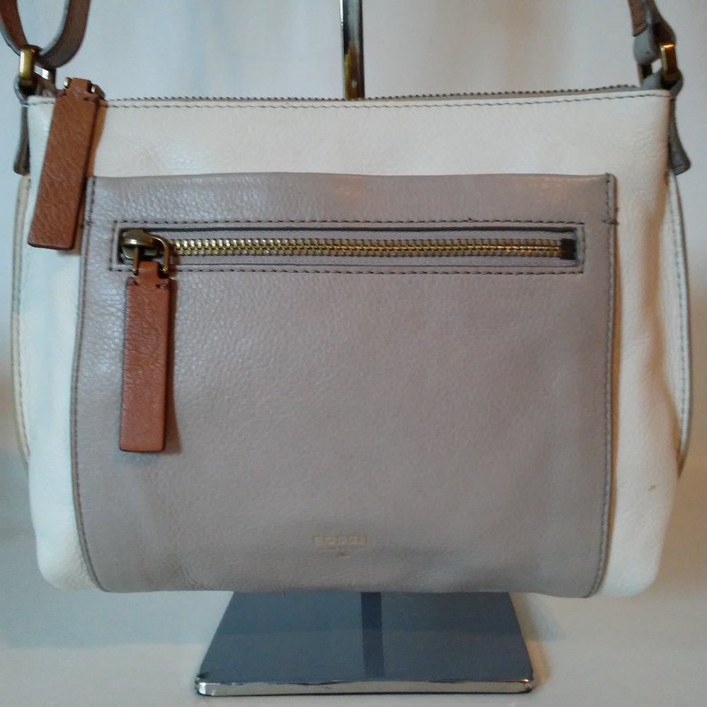 Fossil Leather Crossbody Handbag Purse